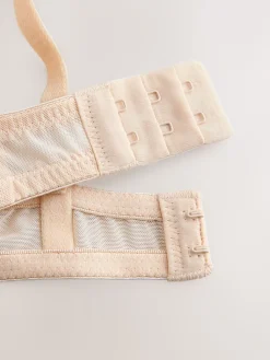 Next Praline Nude & White Push Up Plunge Lace Bras 2 Pack Praline Nude & White Clearance