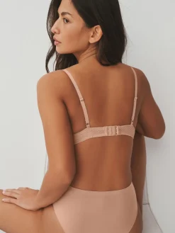 Next A-DD Push-Up Triple Boost Plunge Bra Praline Nude Sale