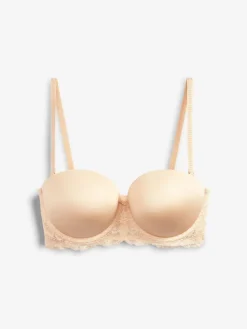 Next A-DD Triple Boost Push-Up Strapless Bra Praline Nude Best