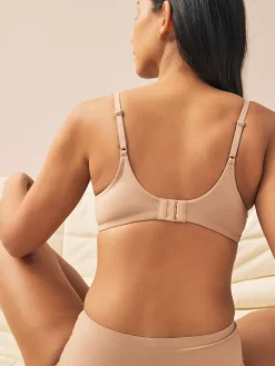 Next Praline Nude Full Cup A-E Smoothing Ultimate Comfort Bras 2 Pack Hot