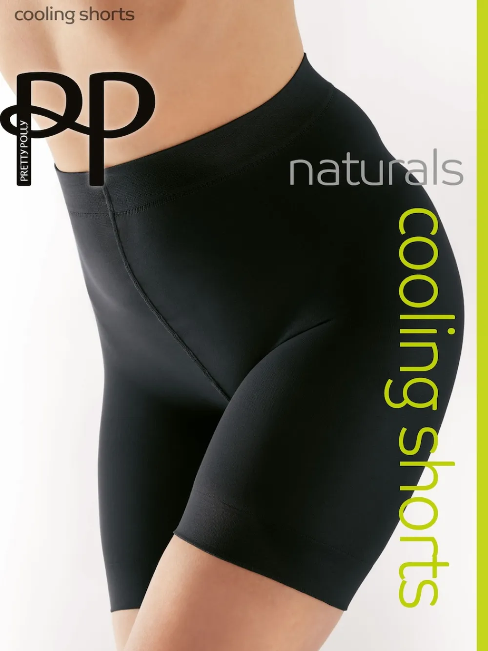 Pretty Polly Cooling 100 Denier Black Shorts 2 Pack Sale