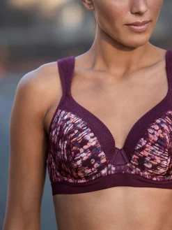 Next B-G Active Sports High Impact Dry Tech Full Cup Wired Bra Print