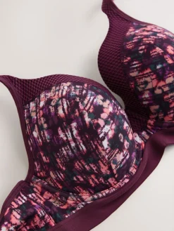 Next B-G Active Sports High Impact Dry Tech Full Cup Wired Bra Print