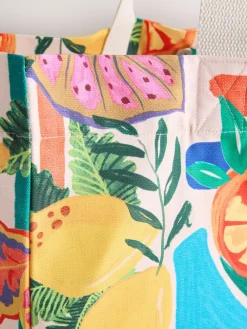 Next Print Cotton Shopper Bag New