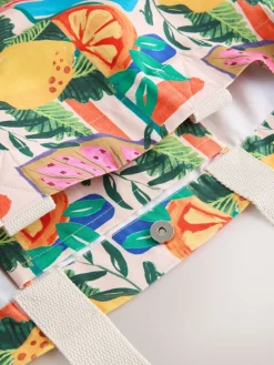 Next Print Cotton Shopper Bag New