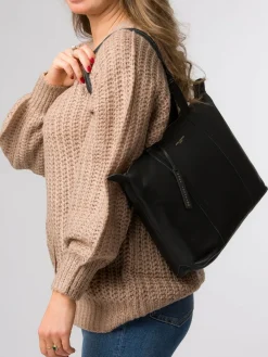 Pure Luxuries London Alcester Leather Tote Bag Black Outlet