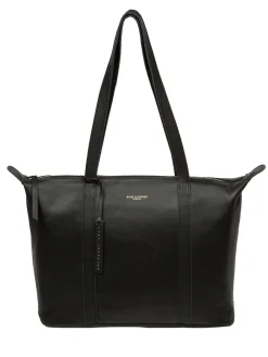 Pure Luxuries London Alcester Leather Tote Bag Black Outlet