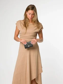 Pure Luxuries London Amber Leather Purse Black Sale