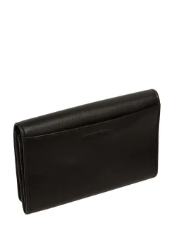 Pure Luxuries London Amber Leather Purse Black Sale