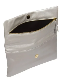 Pure Luxuries London Amelia Nappa Leather Clutch Bag Online
