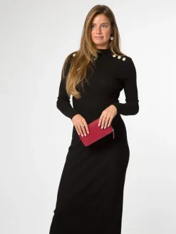 Pure Luxuries London April Leather Purse Red Clearance