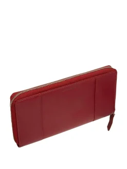 Pure Luxuries London April Leather Purse Red Clearance