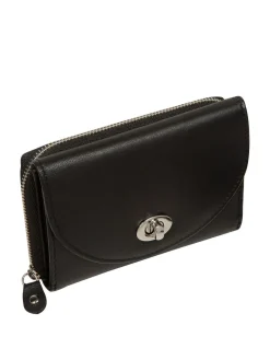 Pure Luxuries London Belle Leather Purse Black Online