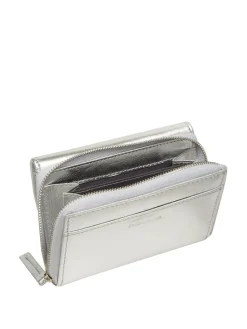 Pure Luxuries London Belle Leather Purse Silver Best