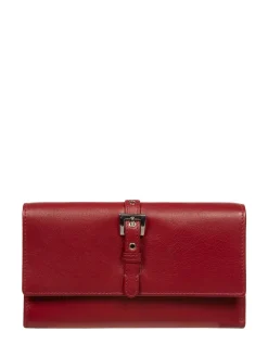 Pure Luxuries London 'Harriet' Leather Purse Red New