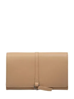 Pure Luxuries London Isla Leather Purse Natural Clearance