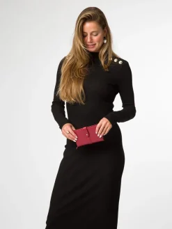 Pure Luxuries London 'Jade' Leather Purse Red Online