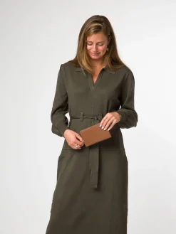 Pure Luxuries London 'Julia' Leather Purse Brown Hot