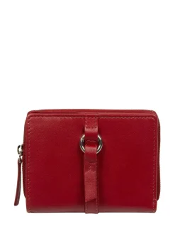 Pure Luxuries London 'Lena' Leather Purse Red New