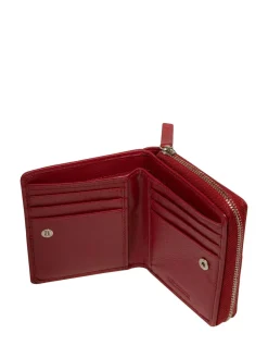 Pure Luxuries London 'Lena' Leather Purse Red New