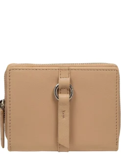 Pure Luxuries London 'Lena' Leather Purse Natural Online