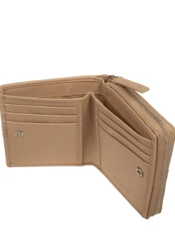 Pure Luxuries London 'Lena' Leather Purse Natural Online