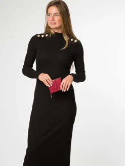 Pure Luxuries London 'Louise' Leather Purse Red New