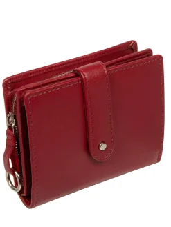 Pure Luxuries London 'Louise' Leather Purse Red New
