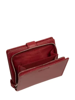Pure Luxuries London 'Louise' Leather Purse Red New