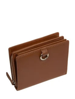 Pure Luxuries London 'Lucy' Leather Purse Brown New