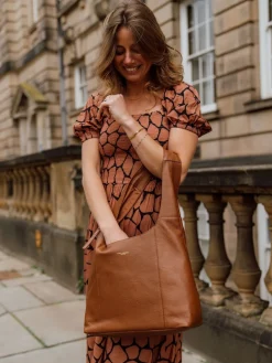 Pure Luxuries London Nina Leather Shoulder Bag Sale