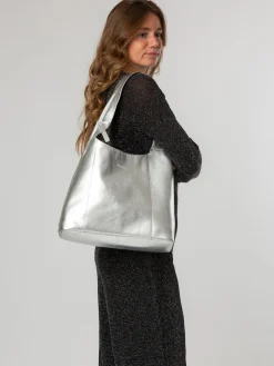 Pure Luxuries London Nina Leather Shoulder Bag Discount