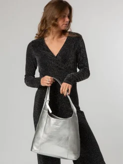 Pure Luxuries London Nina Leather Shoulder Bag Discount