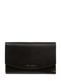 Pure Luxuries London 'Sarah' Leather Purse Black Outlet