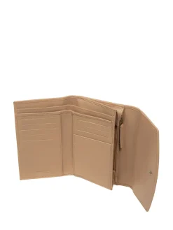 Pure Luxuries London 'Sarah' Leather Purse Natural New