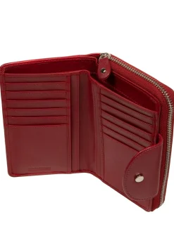 Pure Luxuries London 'Tara' Leather Purse Red Best