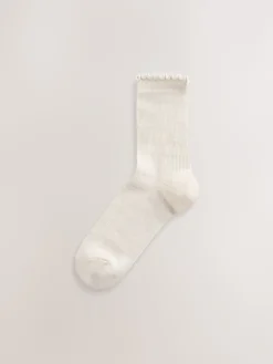 Next Purple Lettuce Welt Ankle Socks 5 Pack Best