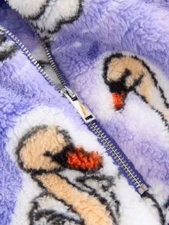 Next Purple Swan Borg Half Zip Fleece Online