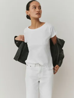 Next Cap Sleeve T-Shirts 5 Pack Purple/Blue/Butter Yellow/Pink/White Hot