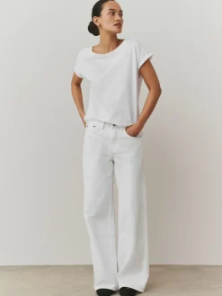 Next Cap Sleeve T-Shirts 5 Pack Purple/Blue/Butter Yellow/Pink/White Hot