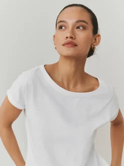 Next Cap Sleeve T-Shirts 5 Pack Purple/Blue/Butter Yellow/Pink/White Hot