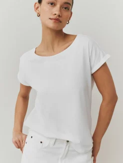 Next Cap Sleeve T-Shirts 5 Pack Purple/Blue/Butter Yellow/Pink/White Hot