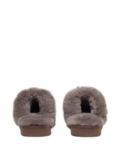 Radley Maple Lane Shearling Cuff Mule Slippers Light Brown Best