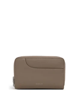 Radley Light Brown Pockets Medium Purse