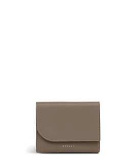 Radley Light Brown Pockets Trifold Purse New