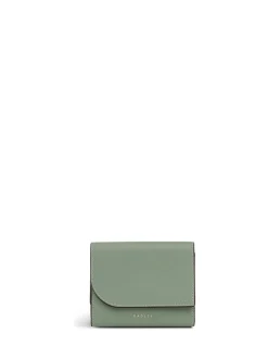 Radley Light Green Pockets Trifold Purse Clearance