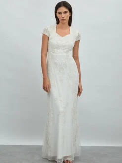 Raishma Floral Beaded Maxi Dress