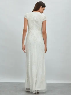 Raishma Floral Beaded Maxi Dress