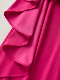 Next Raspberry Pink Cape Maxi Dress Sale
