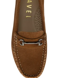 Ravel Suede Flat Loafers Brown Discount